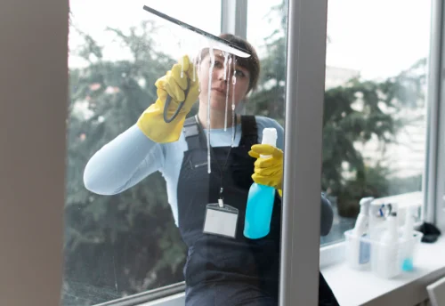 Nettoyage de vitres intérieures et extérieures à Soulvache
